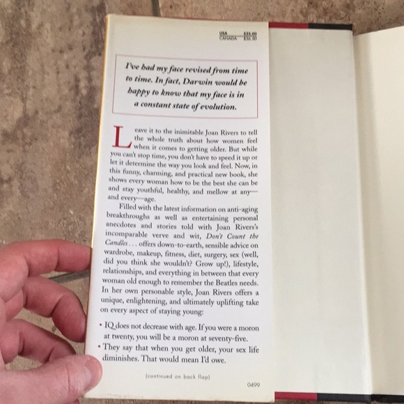 Joan River's book - Picture 3 of 4